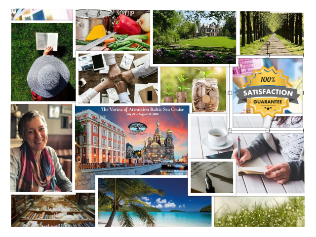 vision board kans op geluk